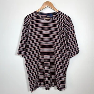 Vintage High Sierra Striped Tee Mens Size L Short Sleeve Shirt Grunge 90s USA - Picture 1 of 8