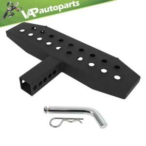 Universal Black Hitch Step Bar Bumper Guard For 2" inch Tow Trailer Receiver - Picture 1 of 8