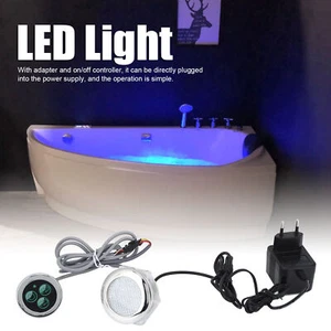 Colourful Underwater Light Waterproof LED Pool Lamp Hot Tub Lamp 230-240V - Picture 1 of 16