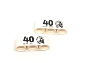 2 x Lego® Technic brazo elevador blanco 1 x 3 ancho 32523 técnica blanco 40 años impresión - Imagen 1 de 1