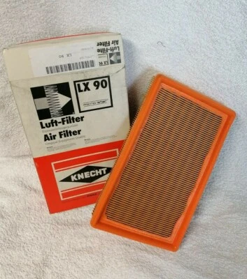 Luftfilter LX90 von Knecht für Opel Kadett D / E Ascona C 1,8 und 2,0 L  -  NEU - Imagen 1 de 2