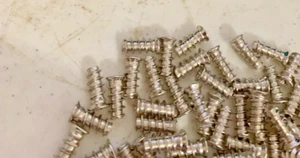 Euroschrauben 6,3 mm x 14,6 mm Nickel Kreuzschlitz Pozidriv Flachkopf (100 Stk.) - Bild 1 von 6