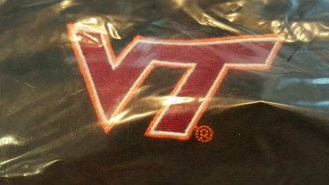 New! Virginia Tech Stitched Tote Bag Grocery Bags Beach Shopping Totes 13.5"x10" Cover
