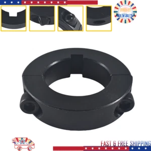 1 1/4" Lock Collar Clamp Go Kart Axle Bearing Collars Sprocket Hub Locks Black - Picture 1 of 7