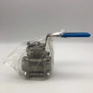 Dixon-Bradford 1" FNPT Ball Valve, 316 Stainless Steel Brand New Unused - Imagen 1 de 6