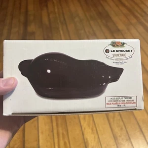 Le Creuset Mini Petit Eierpflanze Kasserolle 14 Oz lila Steinzeug - schneller Versand - Bild 1 von 9