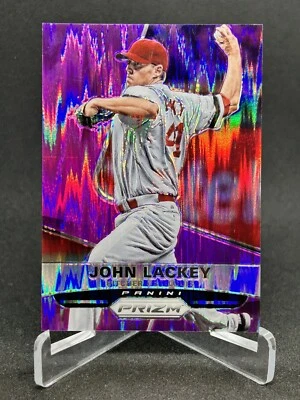 2015 Prizm Prizms Purple Flash #87 John Lackey /99 Free Shipping Cardinals - Image 1 of 3