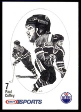 1986-87 Kraft Drawings Paul Coffey Edmonton Oilers #NNO