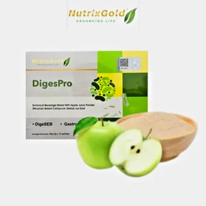 NutrixGold DigesPro Botanical Beverage Mix Apfelsaft Pulver Original EXP 03/26 - Bild 1 von 7