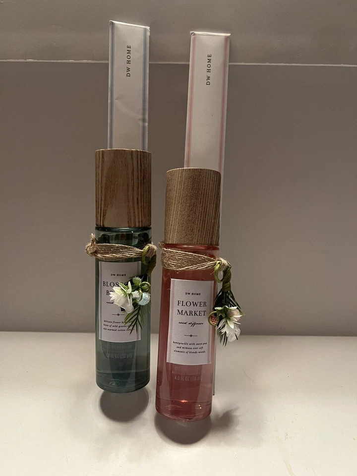 DW Home Reed Diffuser Bundle FLOWER MARKET & BLOSSOM BREEZE EACH 4 Fl Oz - Image 1 of 1