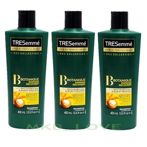 3 x tresemme botanique damage recovery shampoo 400ml - Picture 1 of 1