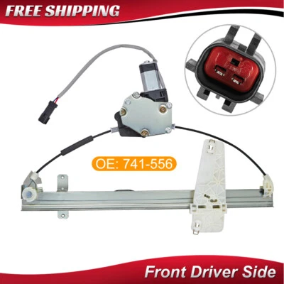 Regulador de ventana del lado del conductor delantero con motor para Jeep Grand Cherokee 2001-2004 Foto 1 de 4