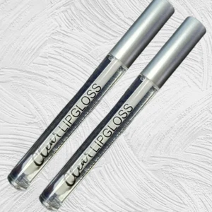 2 x Technic Clear Lip Gloss Lipgloss CLEAR SHINNY LIPS QUANITY 2 - Picture 1 of 3