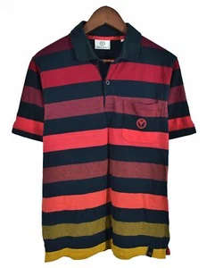 CARLO COLUCCI Camiseta Hombre Rayas con Logo y Bolso M - Imagen 1 de 6