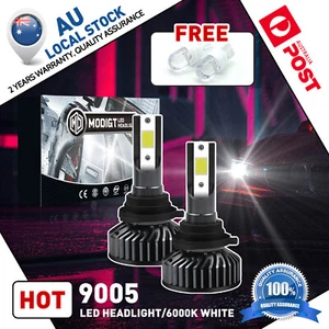 2x HB3 9005 LED Headlight Bulbs High Beam For Mitsubishi Lancer 1996-2003 - Picture 1 of 14