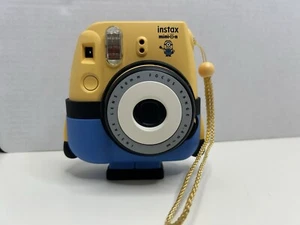 Fujifilm Instax Mini 8 Minions Film Camera w/ Rubber Pants READ No Battery Cover - Picture 1 of 11
