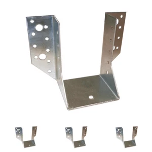 Balkenschuhe Balkenschuh aussen mit Lasche Holzverbinder Balkenträger Verzinkt - Bild 1 von 1