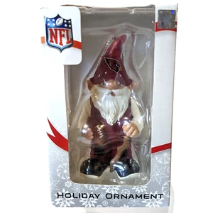 Arizona Cardinals Christmas Ornament NFL Gnome Football Holiday Elf Vintage 2002 - Picture 1 of 10