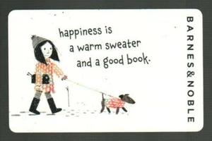 BARNES & NOBLE Happiness is a Warm Sweater and a Good Book 2021 Gift Card ( $0 ) - Picture 1 of 1