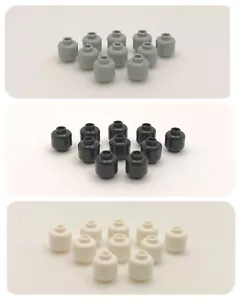 Lego® 10x Figuren Kopf (3626c) plain ver. Farben various colors NEU new City - Picture 1 of 4