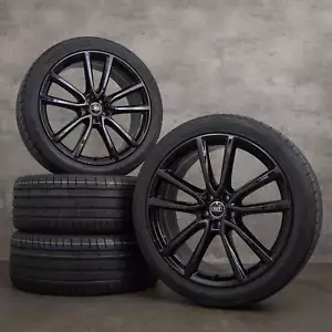 Original Audi Q5 SQ5 FY 21 Zoll Felgen Sommerreifen Avius 80A601025BG schwarz - Bild 1 von 5