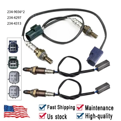 Sensor de oxígeno arriba+abajo 4 piezas para Nissan Frontier Pathfinder Xterra 2011-2012 4,0 L Foto 1 de 4
