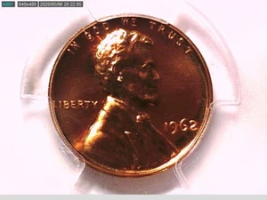 1962 P Lincoln Memorial Cent PCGS PR 68 RD 35349468 Video - Picture 1 of 3
