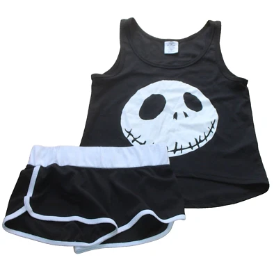 Disney's Nightmare Before Christmas Juniors S Shorty Pajamas Jack Skellington - Image 1 of 4