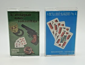 RARE Betli Duó HUNGARIAN POP TWO (2) Cassette Lot: Alvilágnak Nincs Romantikája - Picture 1 of 6