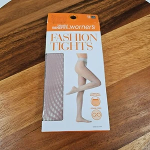 Warners Blissful Benefits Fashion Strumpfhosen L XL Tawny Nylon Stretch ein Paar neu - Bild 1 von 9