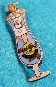 SAN JUAN PUERTO RICO 02 SEXY HRC SERVER GIRL HURRICANE GLASS Hard Rock Cafe PIN - Picture 1 of 1