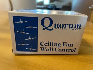 Quorum Ceiling Fan & Light Dimmer Wall Control Slider (Almond) - Picture 1 of 3