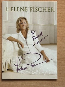 Helene Fischer - Autogrammkarte original signiert - #S21858 - Picture 1 of 1