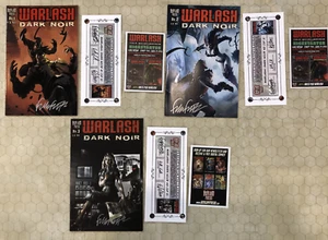 WARLASH DARK NOIR #1 - 3 (2008) AUTOGRAPHED Set NM (Asylum Press Comics lot) - Picture 1 of 5