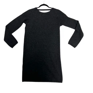 Nuevo con etiquetas Vestido Suéter 360 Cashmere Para Mujer Gris Espalda en V Talla Mediana - Imagen 1 de 9