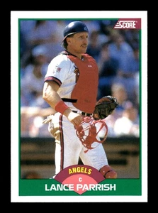 LANCE PARRISH ⚾ 1989 Score Traded Baseball Card #36T California Angels - Picture 1 of 2