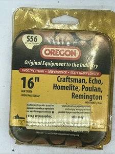 Paquete de 2 cadenas Oregon S56 de 16 pulgadas Polonia Craftsman Homeite y más N.O.S. Pack de 2! - Imagen 1 de 3
