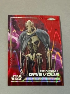 General Grievous Lava Red Wave Refractor Star Wars 2024 Topps Chrome Insert sp - Picture 1 of 2
