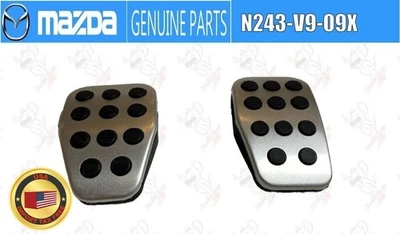 Pedal de freno y embrague de aluminio genuino Mazda MX-5 MIATA Roadster ND N243-V9-09X fabricante de equipos originales Foto 1 de 4