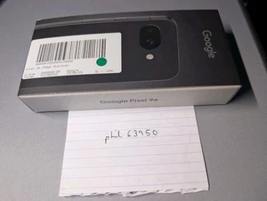 Google Pixel 9A Unlocked, 256GB, Obsidian Black Brand New Sealed - Picture 1 of 3