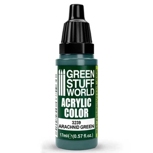 Green Stuff World Acrylic Color Paint - ARACHNID GREEN 17ml - Picture 1 of 2