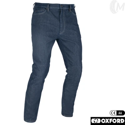 Oxford Motorcycle Armoured Jeans CE AA CERTIFIED OA Jean Straight MS Indigo Mens - Image 1 of 4
