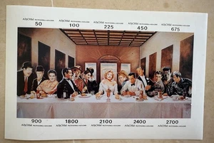 RUSSIE, cinema, Feuillet 10 timbres en 1999. Neuf (Monroe, Charlot, Wayne, etc. - Imagen 1 de 1
