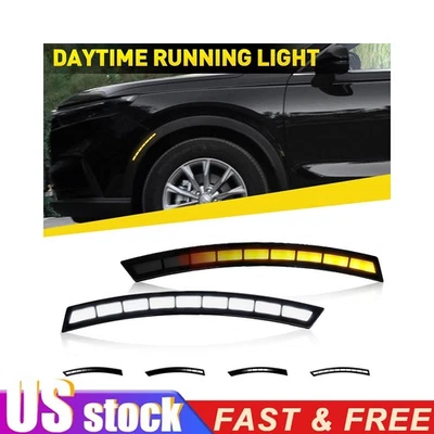 For 2023-2024 Honda CR-V CRV LED DRL Wheel Side Marker Sequential Signal Lights - Image 1 of 4