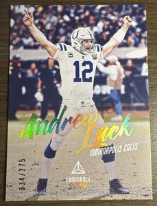 2019 Panini Luminance Gold #17 Andrew Luck #’d 034/275 - Bild 1 von 2