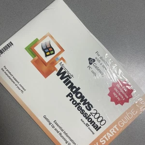MICROSOFT WINDOWS 2000 PROFESSIONAL FULL OPERATING SYSTEM MS WIN PRO=NEW= - Picture 1 of 3