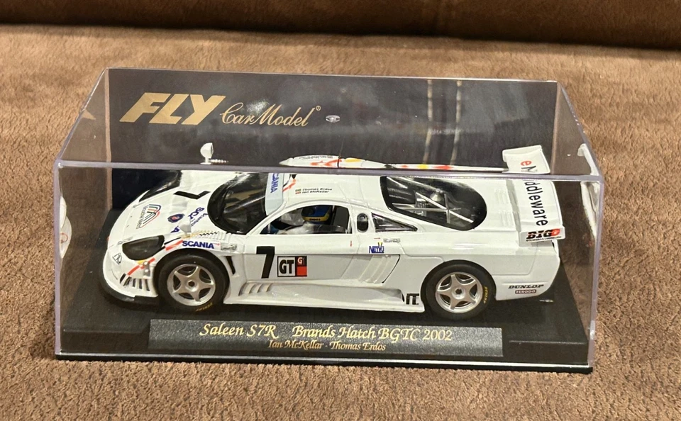 Coche Ranura FLY Saleen S7R #7 Marcas Escotilla BGTC 2002 1/32 Ian McKellar  Foto 1 de 4