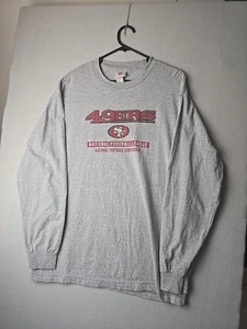 NFL San Francisco 49ers Long Sleeve T-Shirt Mens Large - Picture 1 of 12
