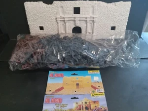 Americana Souvenirs Geschenke The Alamo Kunststoff Figur Lot Texianer/Mexikaner Geschichte - Bild 1 von 4