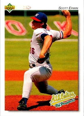 1992 Upper Deck Minors Scott Erwin #92 Huntsville Stars Baseball Card - Image 1 of 2